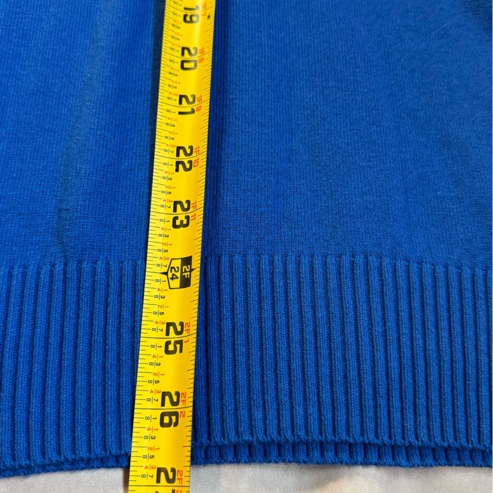 Abercrombie & Fitch Muscle VNeck Sweater Mens Large Cotton Cashmere Blend Preppy - Picture 14 of 14